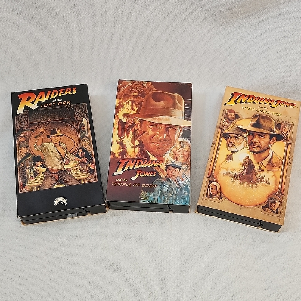 Indiana Jones VHS Trilogy Set